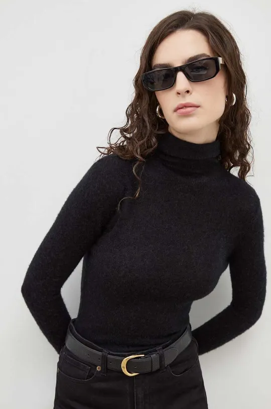 чёрный Шерстяной свитер American Vintage Женский
