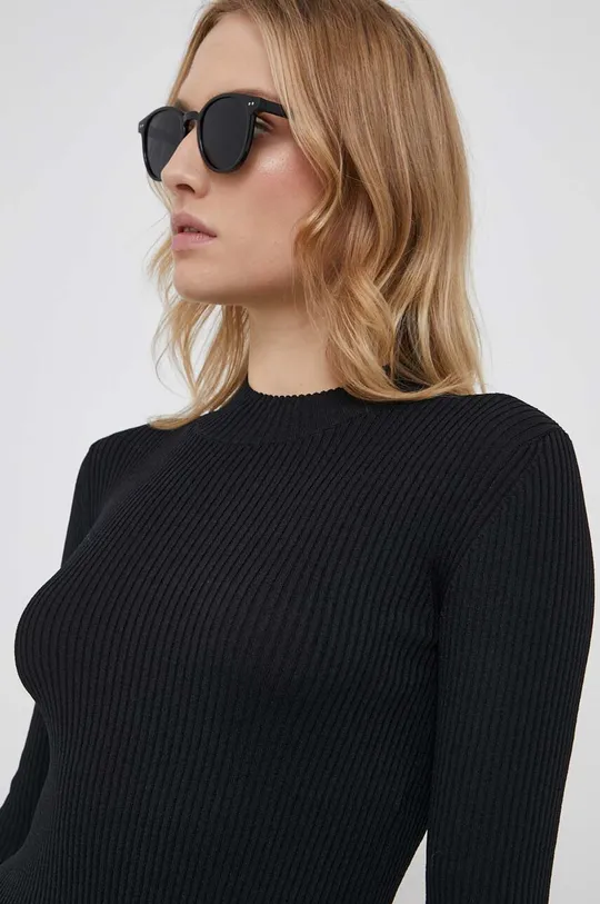 fekete Sisley pulóver