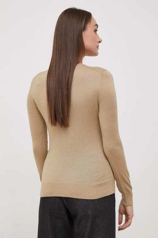 Sisley sweter z domieszką wełny 39 % Akryl, 26 % Wełna, 22 % Poliamid, 9 % Poliester, 4 % Włókno metaliczne