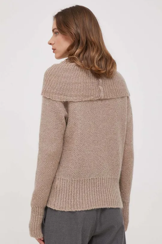Sisley sweter z domieszką wełny 40 % Akryl, 30 % Poliamid, 30 % Moher 