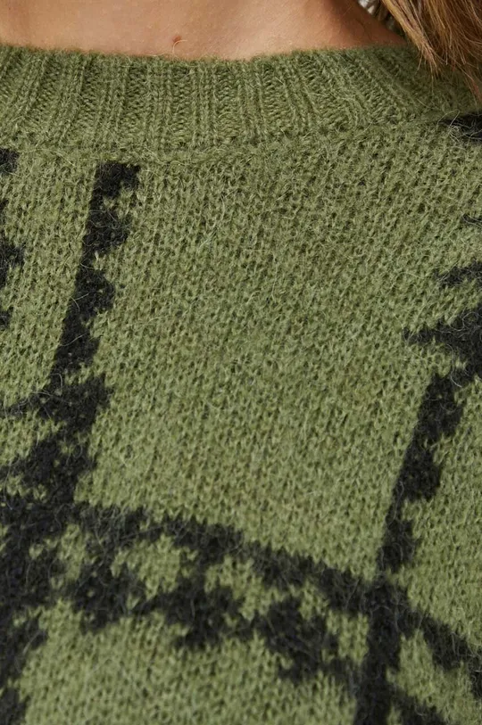 Sisley gyapjúkeverék pulóver Női