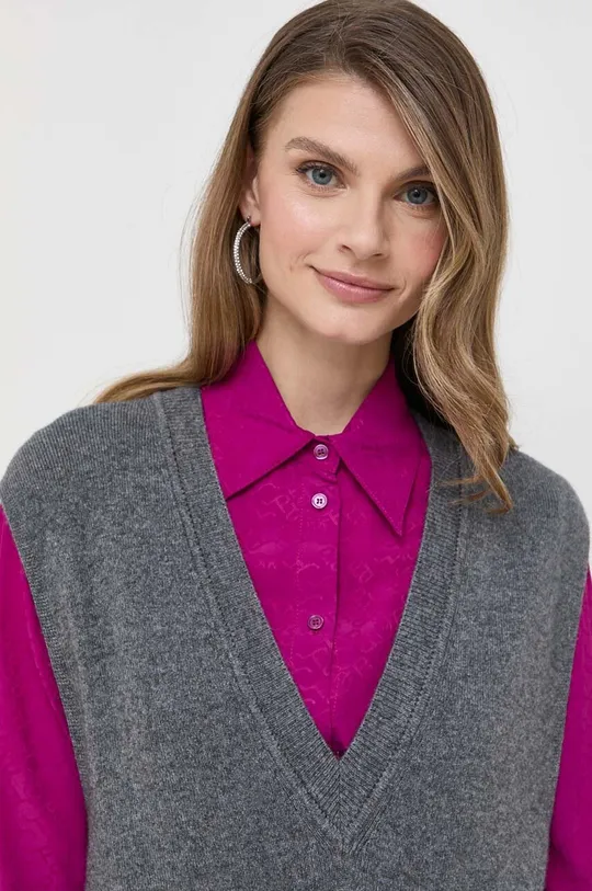 szürke Pinko gyapjúkeverék pulóver