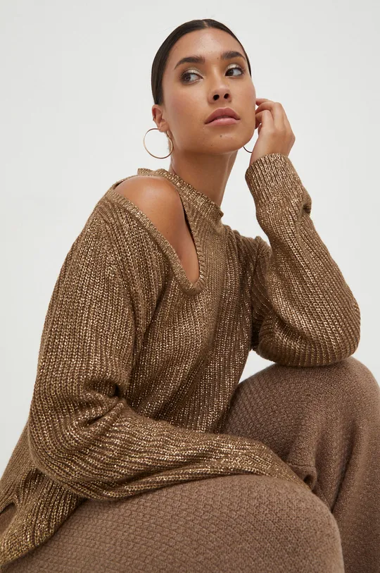 arany Pinko gyapjúkeverék pulóver Női