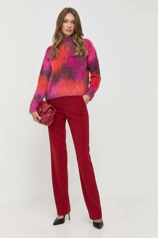 Pinko gyapjúkeverék pulóver többszínű