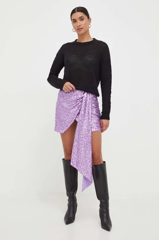 Pinko gyapjú pulóver fekete