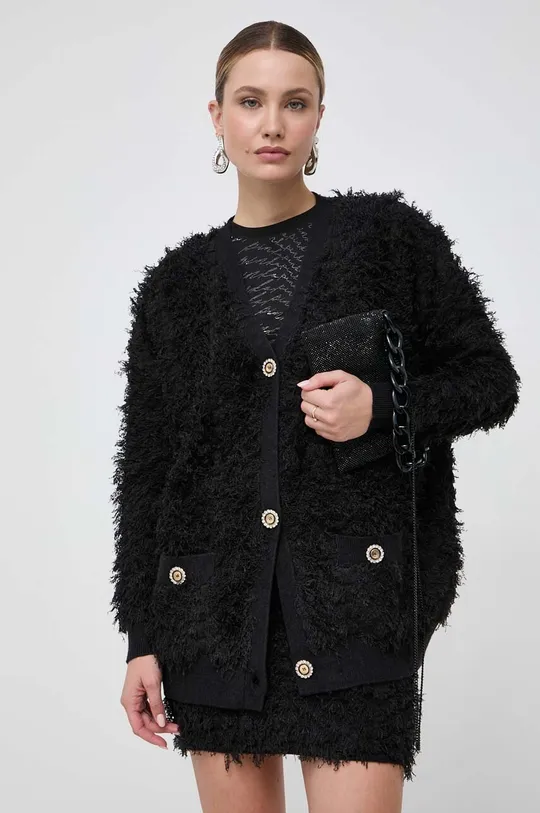 crna Kardigan s primjesom vune Pinko Ženski