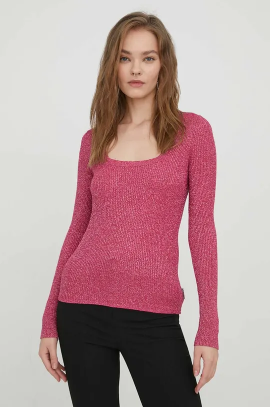 różowy HUGO sweter
