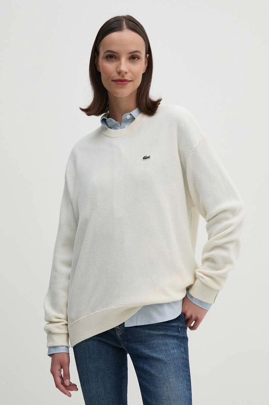 beige Lacoste wool jumper Women’s