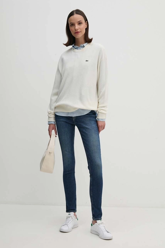 Lacoste wool jumper beige