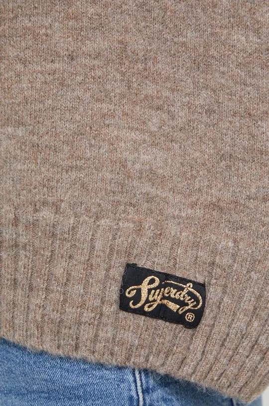 Superdry sweter z domieszką wełny Damski