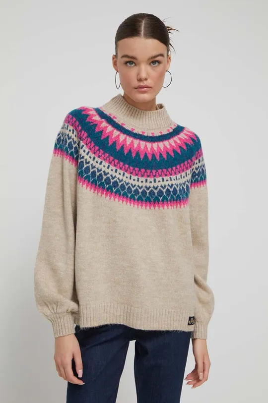 beżowy Superdry sweter