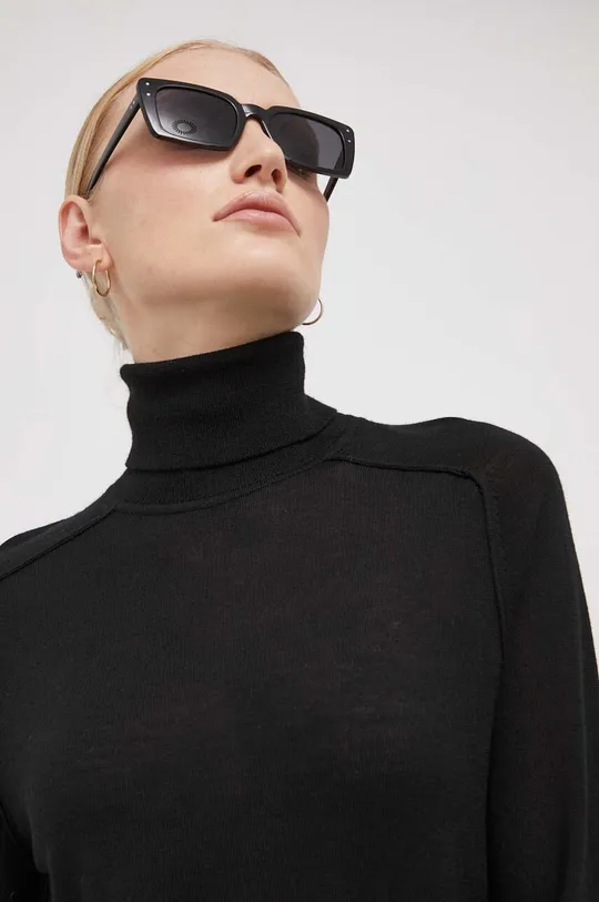 чорний Вовняний светр Calvin Klein