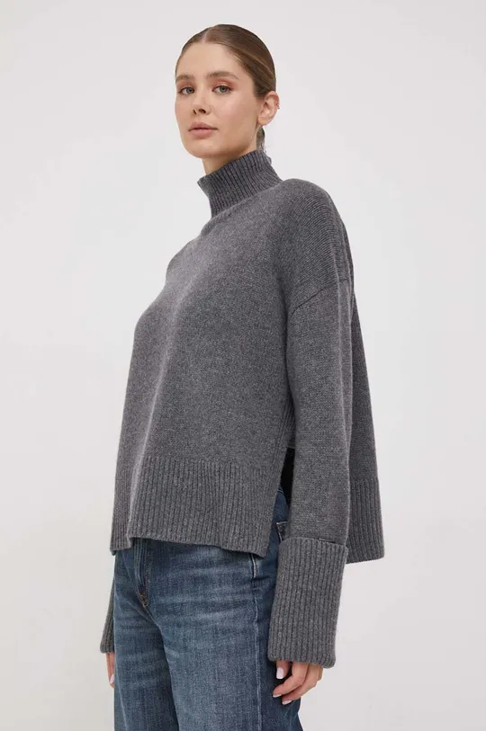 siva Volnen pulover Calvin Klein Ženski