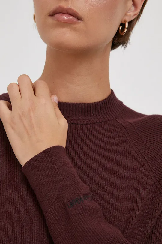 Calvin Klein gyapjúkeverék pulóver Női