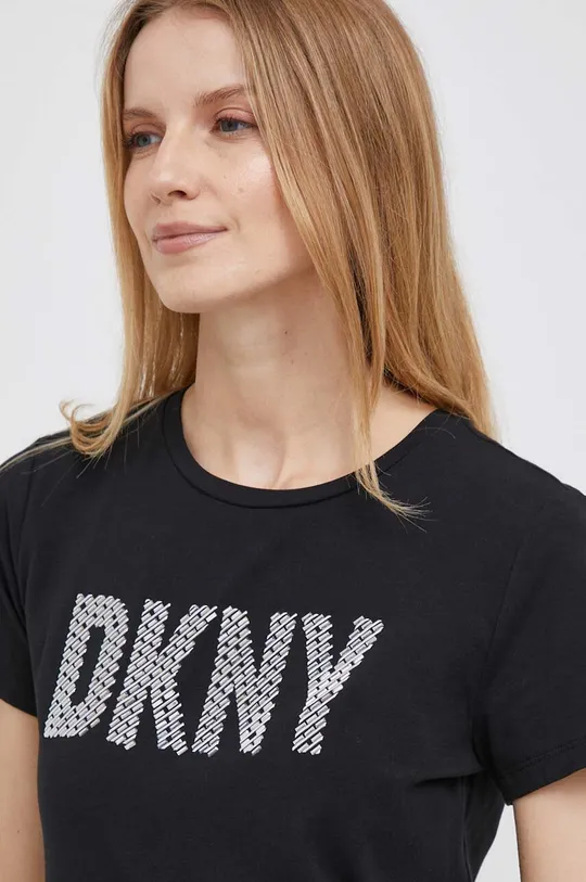 czarny Dkny t-shirt