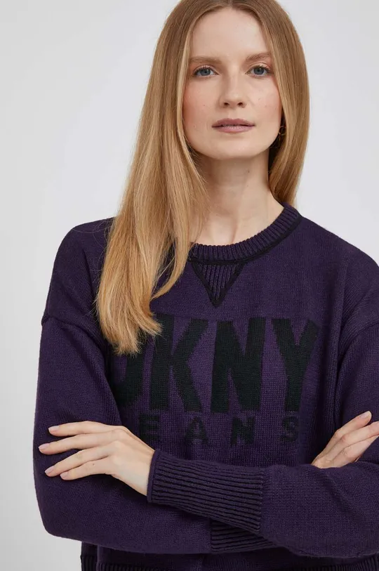 μωβ Πουλόβερ DKNY Γυναικεία
