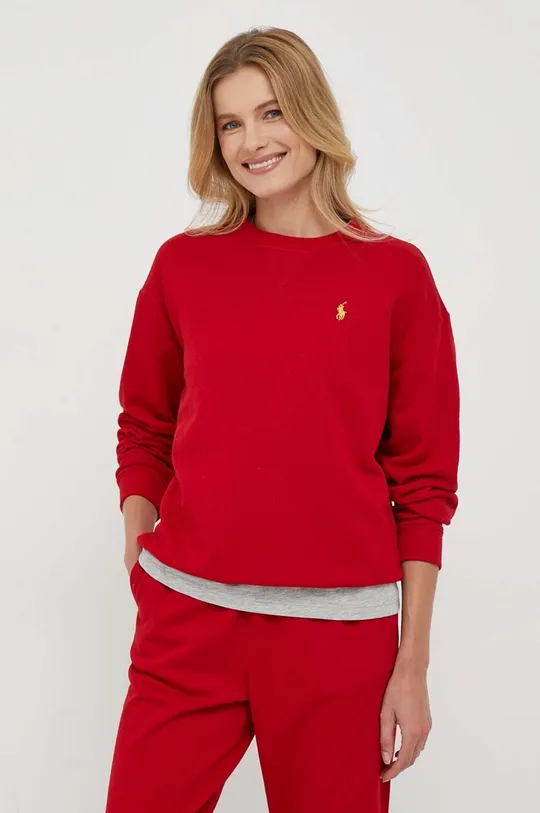 czerwony Polo Ralph Lauren bluza Damski