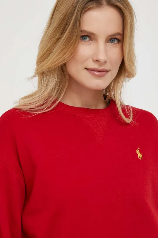 czerwony Polo Ralph Lauren bluza
