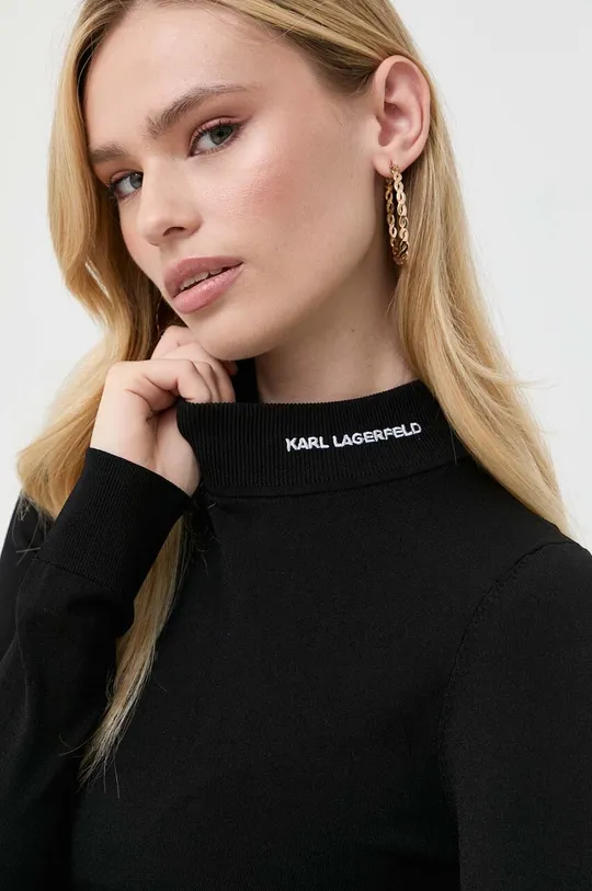 czarny Karl Lagerfeld sweter