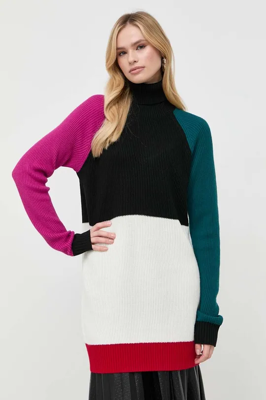 Vlnený sveter Karl Lagerfeld viacfarebná