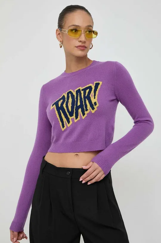 vijolična Volnen pulover MAX&Co.