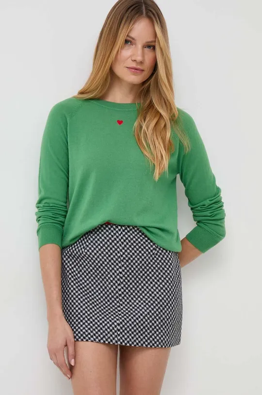 zelena Vuneni pulover MAX&Co. Ženski