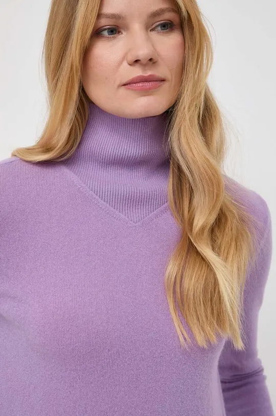 fialová Vlnený sveter MAX&Co.