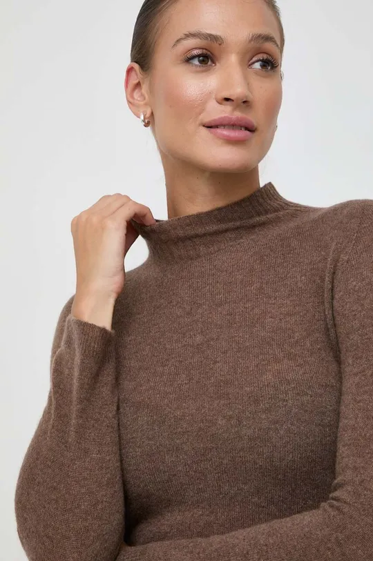 brązowy Marella sweter wełniany