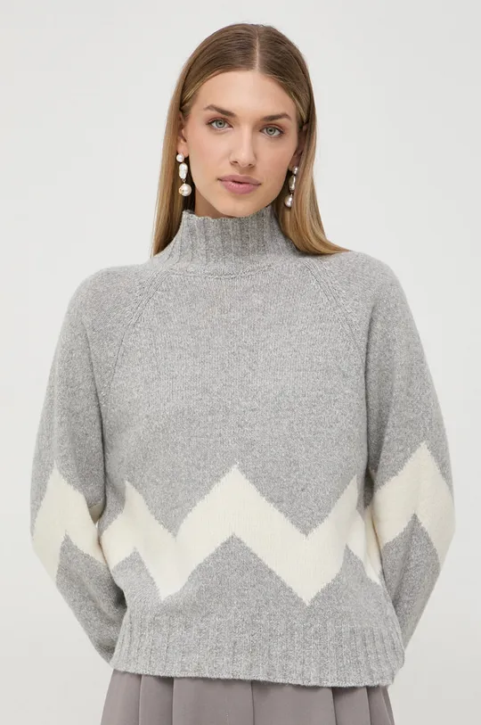 szürke Marella gyapjú pulóver Női
