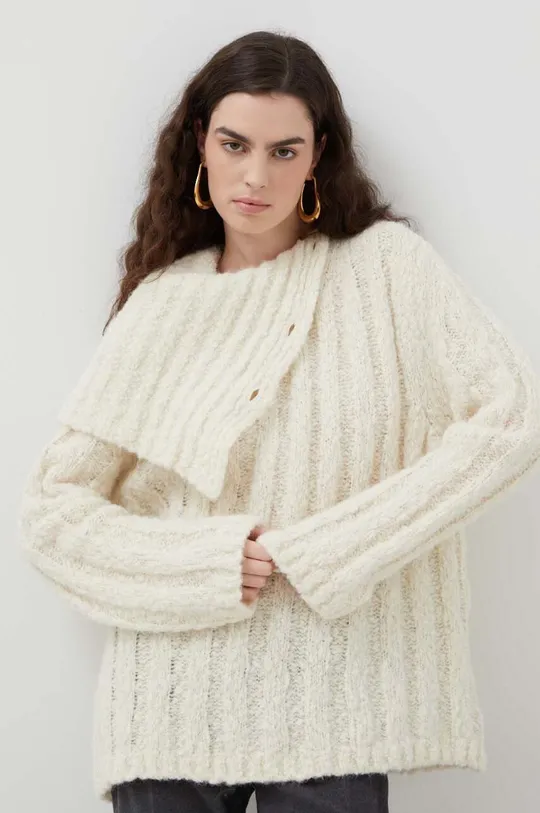 beige Lovechild maglione in lana