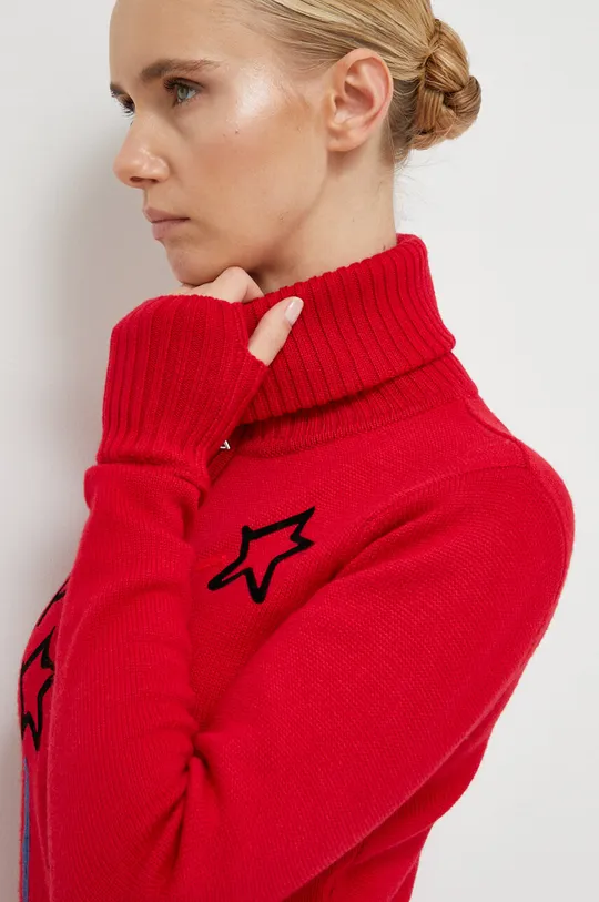 rosso Rossignol maglione in lana JCC