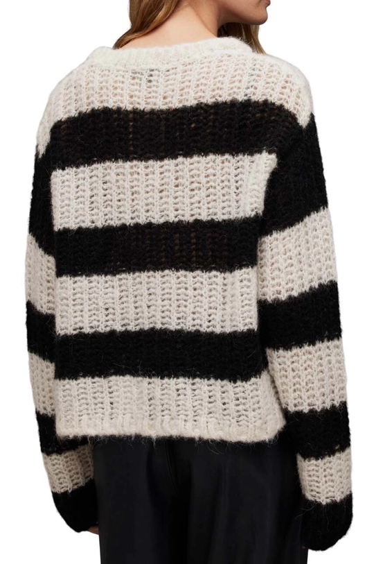 fekete AllSaints pulóver WK025Z BRITT JUMPER