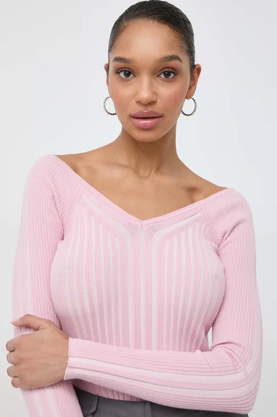 rózsaszín Guess pulóver ALLIE Női