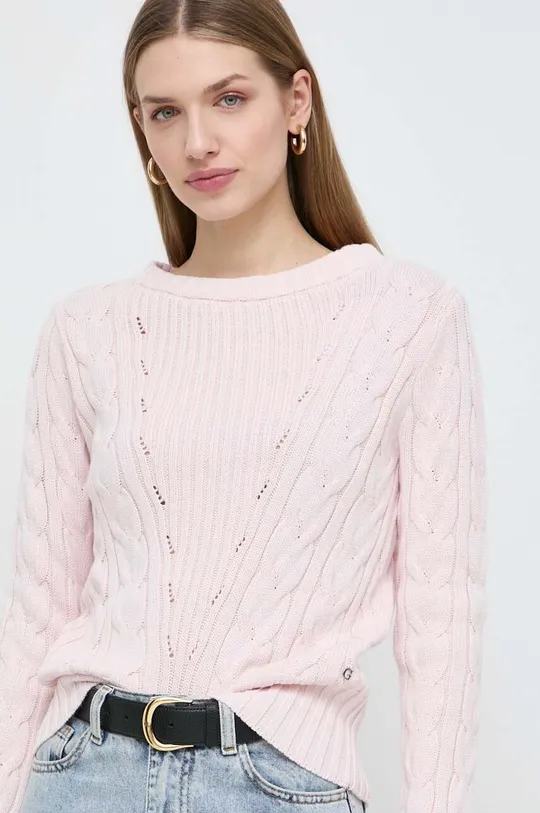 rózsaszín Guess pulóver ELLE Női
