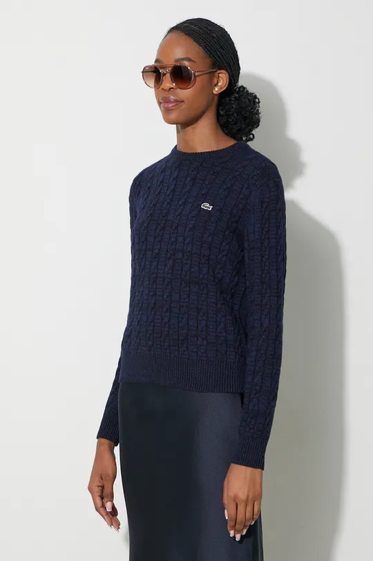 Вълнен пуловер Lacoste 61% вълна, 21% памук, 18% полиамид