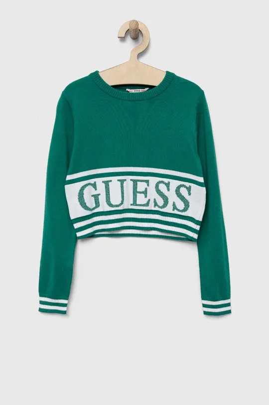 Дитячий светр Guess зелений