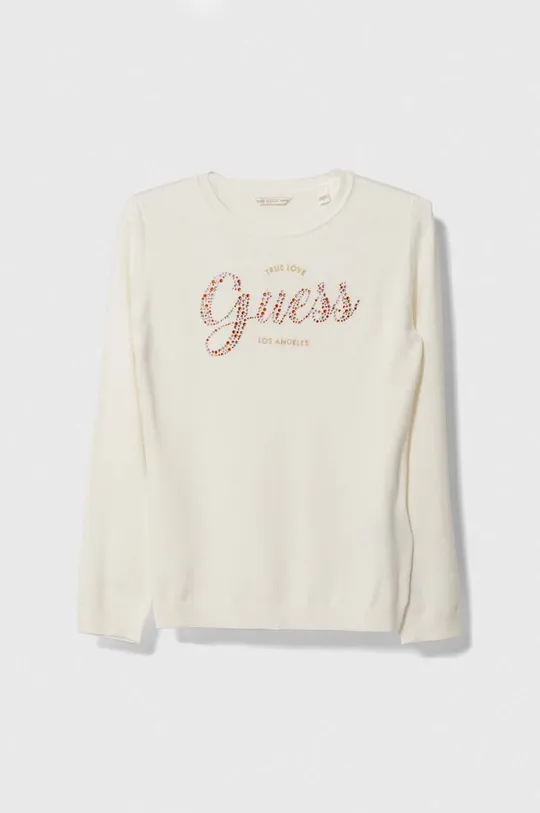 бежевый Детский свитер Guess Для девочек