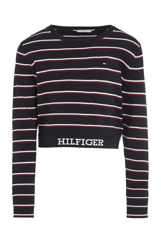 Otroški pulover Tommy Hilfiger mornarsko modra