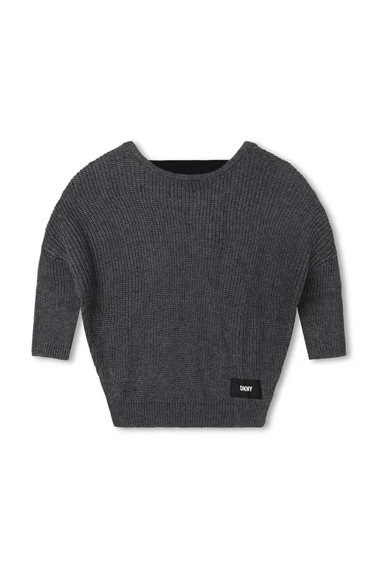γκρί Παιδικό πουλόβερ από μείγμα μαλλιού DKNY Για κορίτσια