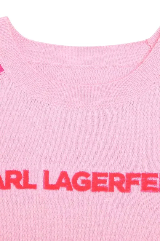 Παιδικό πουλόβερ Karl Lagerfeld 95% Βαμβάκι, 5% Κασμίρι