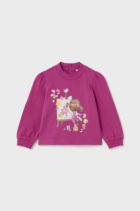 fioletowy Mayoral sweter niemowlęcy Dziewczęcy