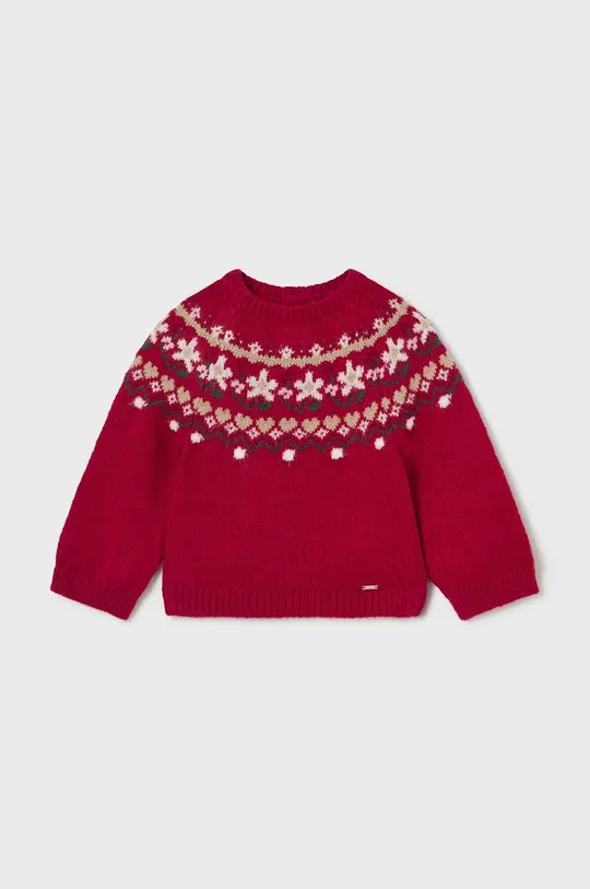 czerwony Mayoral sweter niemowlęcy Dziewczęcy