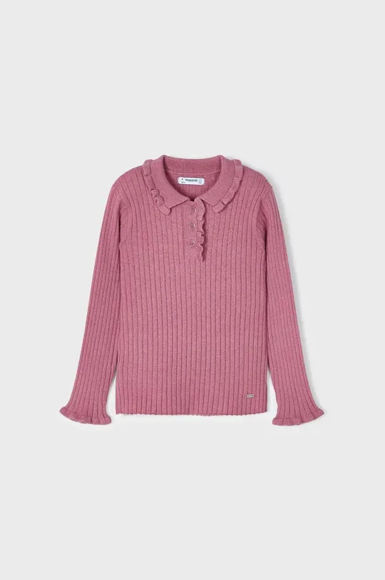 Otroški pulover Mayoral roza