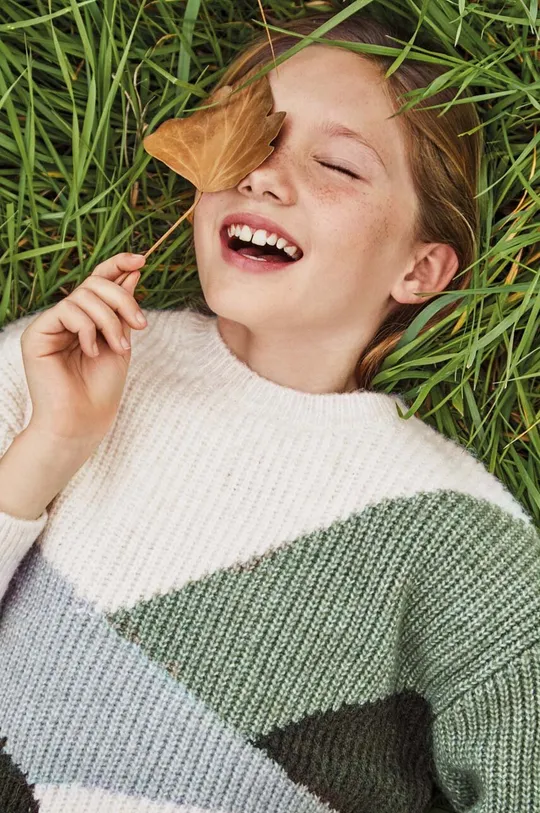 zelena Dječji pulover s postotkom vune Mayoral Za djevojčice