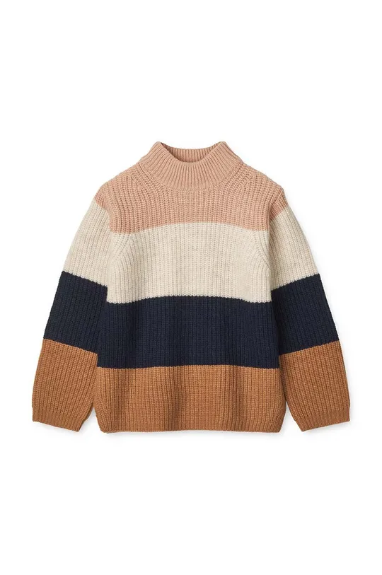 Детский шерстяной свитер Liewood оранжевый