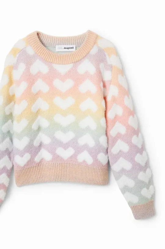 multicolor Desigual sweter dziecięcy