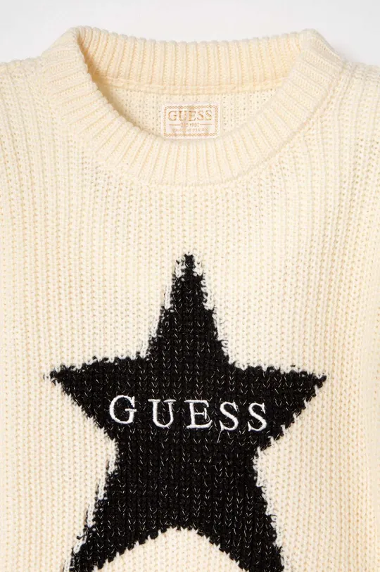 Παιδικό πουλόβερ από μείγμα μαλλιού Guess 85% Ακρυλικό, 15% Μαλλί