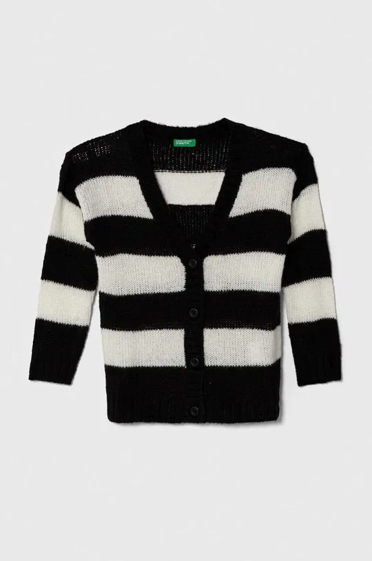 crna Dječji pulover s postotkom vune United Colors of Benetton Za djevojčice