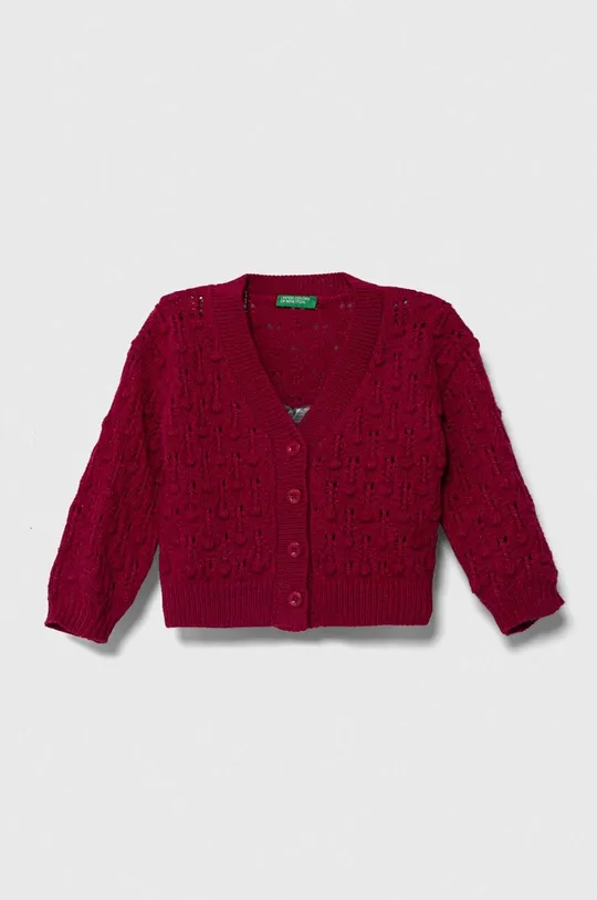 μωβ Παιδικό πουλόβερ από μείγμα μαλλιού United Colors of Benetton Για κορίτσια