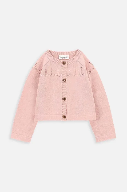Coccodrillo sweter niemowlęcy różowy
